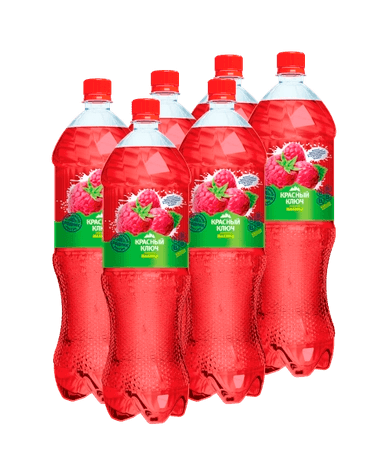 Напиток газированный "Малина", 1.5л