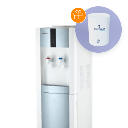 Диспенсер для нагрева и охлаждения APEXCOOL 16 LD белый с серебром