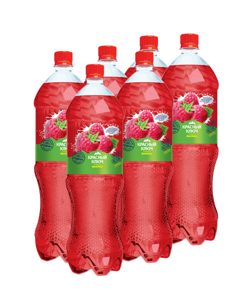 Напиток газированный "Малина", 1.5л