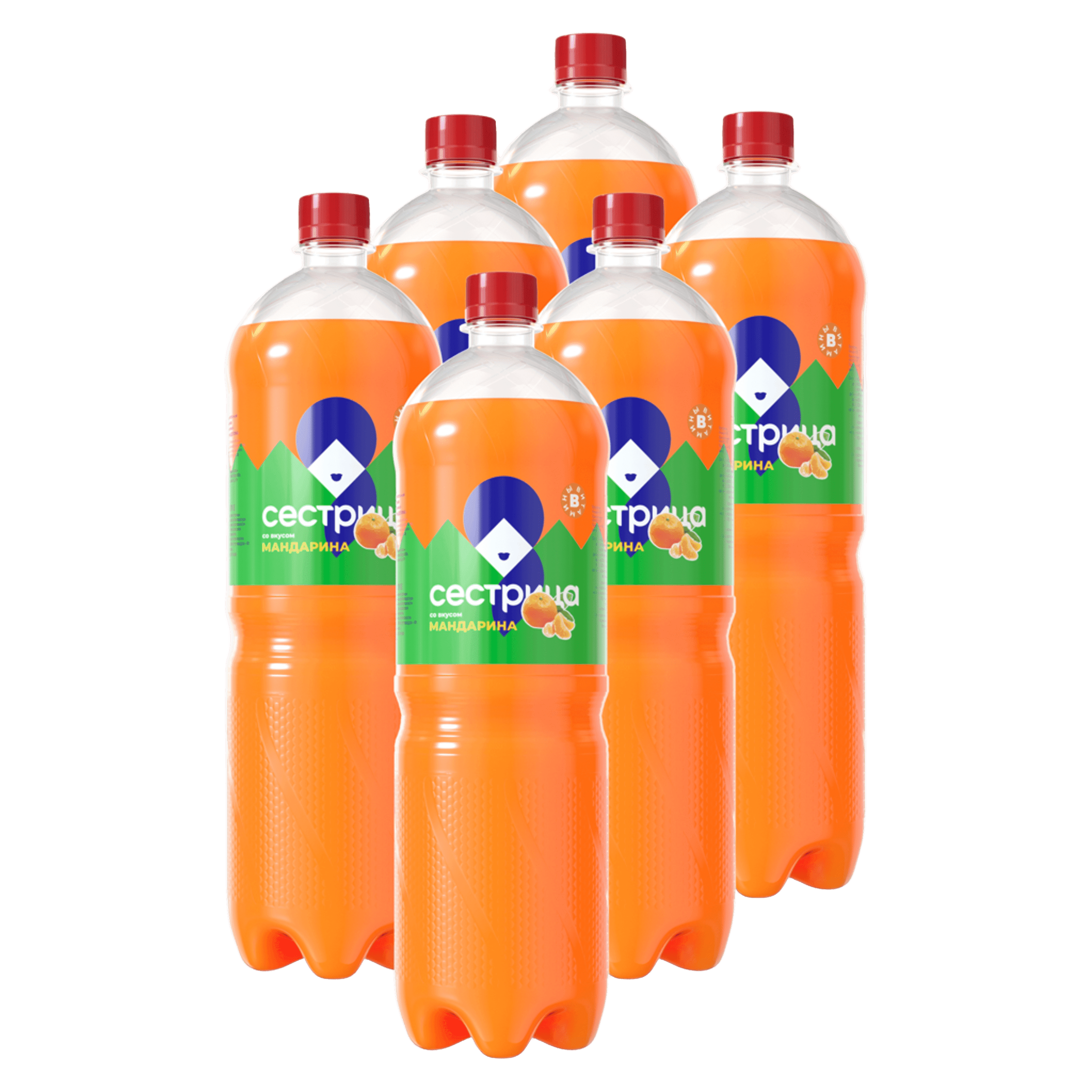 Напиток газированный "Мандарин", 1.5л