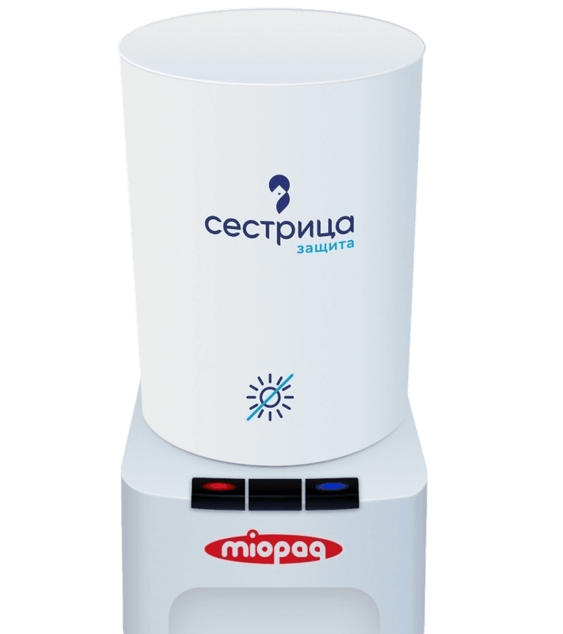 Чехол на бутыль белый